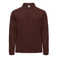 Футболка-поло мужская с длинным рукавом JHK POLO REGULAR MAN LS коричневый