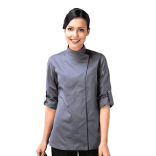 Китель поварской женский Chef, серый