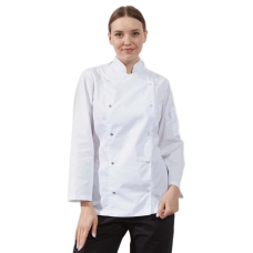 Китель поварской женский длинный рукав, белый