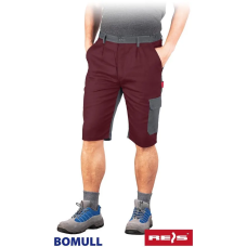 Шорты рабочие REIS хлопок, бордовые