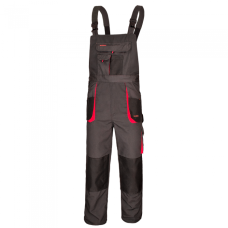 Полукомбинезон рабочий ArtMaster CLASSIC Gray-red