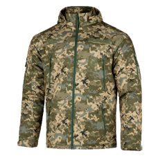 Зимняя тактическая куртка Softshell Пиксель ЗСУ