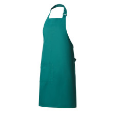 Фартук HORECA (ХОРЕКА) с нагрудником dark green (темно-зеленый)