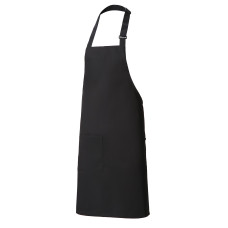 Фартук HORECA (ХОРЕКА) с нагрудником black (черный)