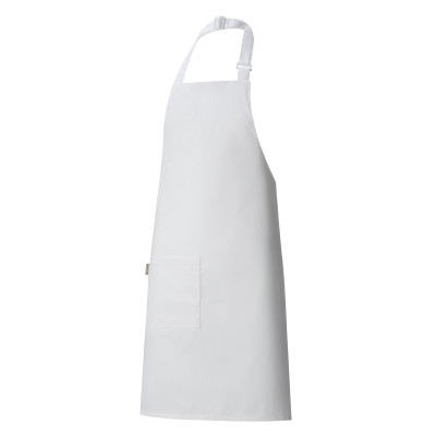 Фартук HORECA (ХОРЕКА) с нагрудником white (белый)