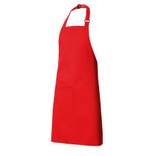 Фартук HORECA (ХОРЕКА) с нагрудником red (красный)