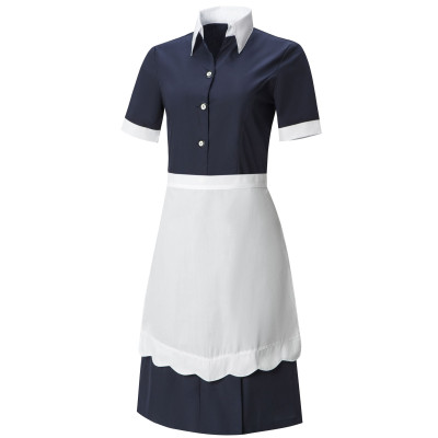 Комплект GRACE (халат и передник) NAVY (темно-синий)