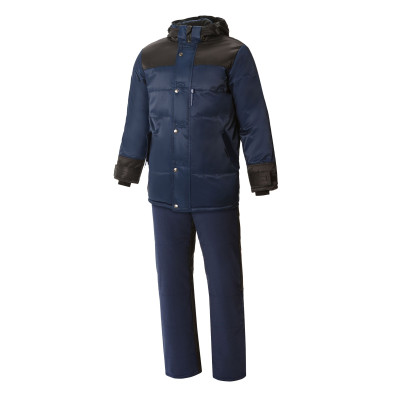 Костюм VeyGar-1 (ВЕЙГЕР) утеплённый (распродажа) темно-синий с черным