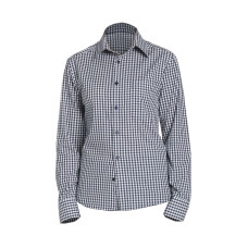 Рубашка в клетку HIPSTER (хипстер) mini check blue-white (мелкая клетка сине-белая)