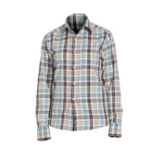 Рубашка в клетку HIPSTER (хипстер) plaid beige (шотландка бежевая)