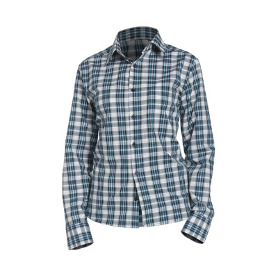 Рубашка в клетку HIPSTER (хипстер) plaid blue (шотландка синяя)
