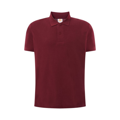 Поло мужская JHK OCEAN POLO (цвет бордовий) ОПТОМ