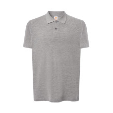 Поло мужская JHK OCEAN POLO (цвет серый меланж) ОПТОМ