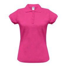 Поло женская JHK POLO REGULAR LADY (цвет розовый) ОПТОМ