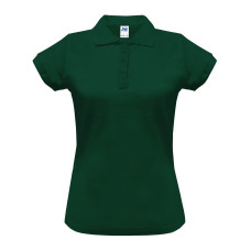 Поло женская JHK POLO REGULAR LADY (цвет темно-зеленый) ОПТОМ