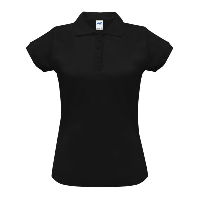 Поло жіноча JHK POLO REGULAR LADY (колір чорний) ОПТОМ