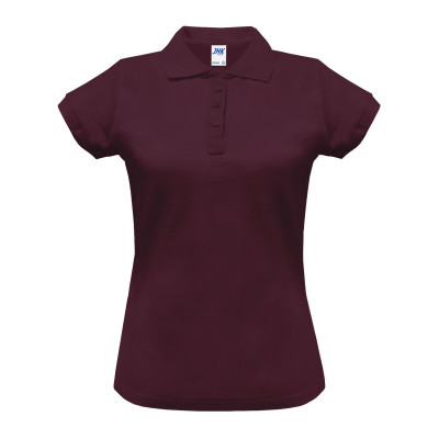 Поло жіноча JHK POLO REGULAR LADY (колір бордовий) ОПТОМ