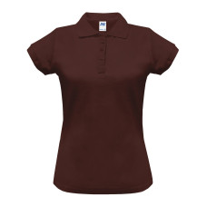 Поло женская JHK POLO REGULAR LADY (цвет коричневый) ОПТОМ