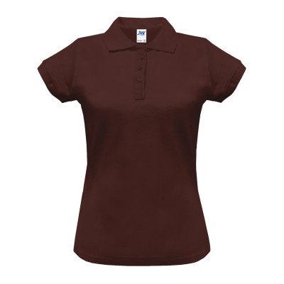 Поло жіноча JHK POLO REGULAR LADY (колір коричневий) ОПТОМ