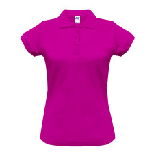 Поло женская JHK POLO REGULAR LADY (цвет светло-малиновый) ОПТОМ