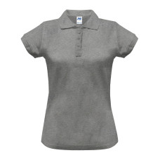 Поло женская JHK POLO REGULAR LADY (цвет темно-серый меланж) ОПТОМ