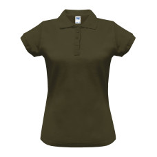 Поло женская JHK POLO REGULAR LADY (цвет хаки) ОПТОМ