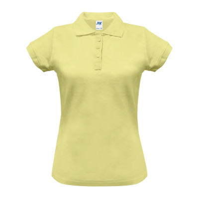 Поло жіноча JHK POLO REGULAR LADY (колір світло-жовтий) ОПТОМ