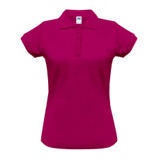 Поло женская JHK POLO REGULAR LADY (цвет малиновый) ОПТОМ