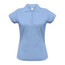 Поло женская JHK POLO REGULAR LADY (цвет голубий) ОПТОМ