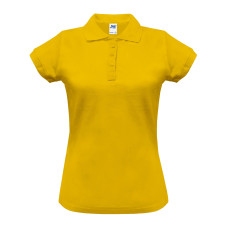 Поло женская JHK POLO REGULAR LADY (цвет желтый) ОПТОМ
