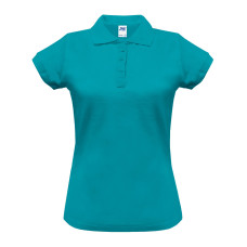 Поло женская JHK POLO REGULAR LADY (цвет бирюзовй) ОПТОМ