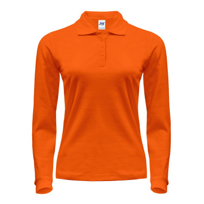 Поло жіноча JHK POLO REGULAR LADY LS (колір помаранчевий) ОПТОМ