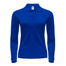 Поло женская JHK POLO REGULAR LADY LS (цвет синій) ОПТОМ