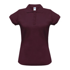 Поло женская JHK POLO WORKER LADY (цвет бордовий) ОПТОМ