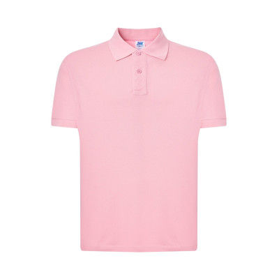 Поло мужская JHK POLO REGULAR MAN (цвет рожевий) ОПТОМ