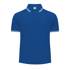 Поло мужская JHK POLO REGULAR MAN CONTRAST (цвет темно-синий) ОПТОМ