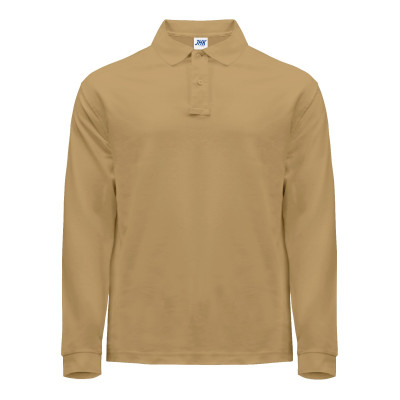 Поло чоловіча JHK POLO REGULAR MAN LS (колір пісочний) ОПТОМ