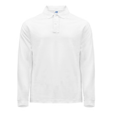 Поло мужская JHK POLO REGULAR MAN LS (цвет білий) ОПТОМ