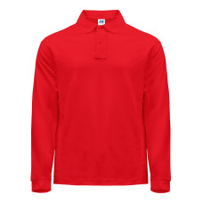 Поло мужская JHK POLO REGULAR MAN LS (цвет червоний) ОПТОМ
