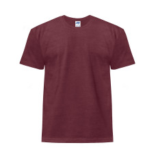 Футболка мужская JHK REGULAR T-SHIRT (цвет вишневый меланж) ОПТОМ