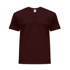 Футболка мужская JHK REGULAR T-SHIRT (цвет коричневый темный, вишневый оттенок) ОПТОМ