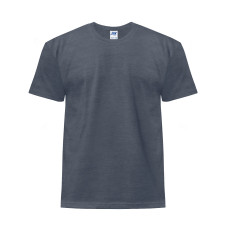 Футболка мужская JHK REGULAR T-SHIRT (цвет серый меланж, синий оттенок) ОПТОМ