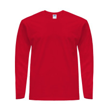Футболка мужская JHK REGULAR T-SHIRT LS (цвет красный темный) ОПТОМ