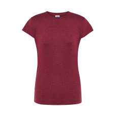 Футболка женская JHK LADY COMFORT (цвет красный меланж) ОПТОМ