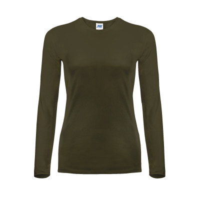 Футболка жіноча JHK LADY COMFORT LS (колір хакі) ОПТОМ
