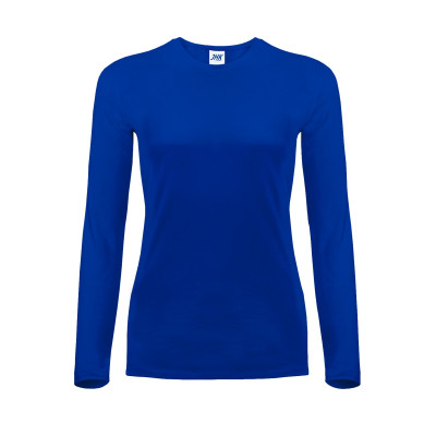 Футболка жіноча JHK LADY COMFORT LS (колір синій) ОПТОМ