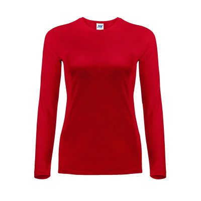 Футболка жіноча JHK LADY COMFORT LS (колір червоний) ОПТОМ