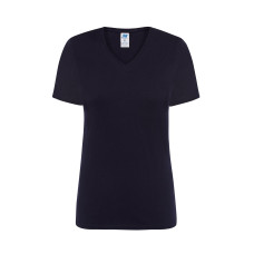 Футболка женская JHK LADY COMFORT V-NECK (цвет синий темный) ОПТОМ