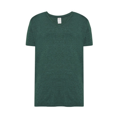 Футболка чоловіча JHK URBAN V-NECK (колір зелений меланж) ОПТОМ