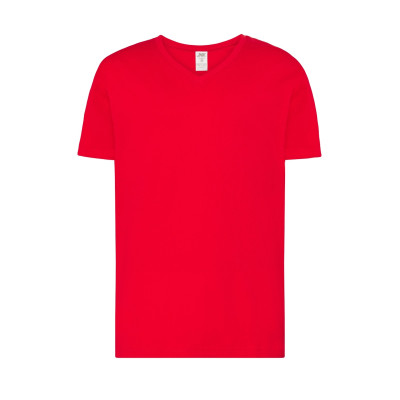Футболка мужская JHK URBAN V-NECK (цвет червоний) ОПТОМ